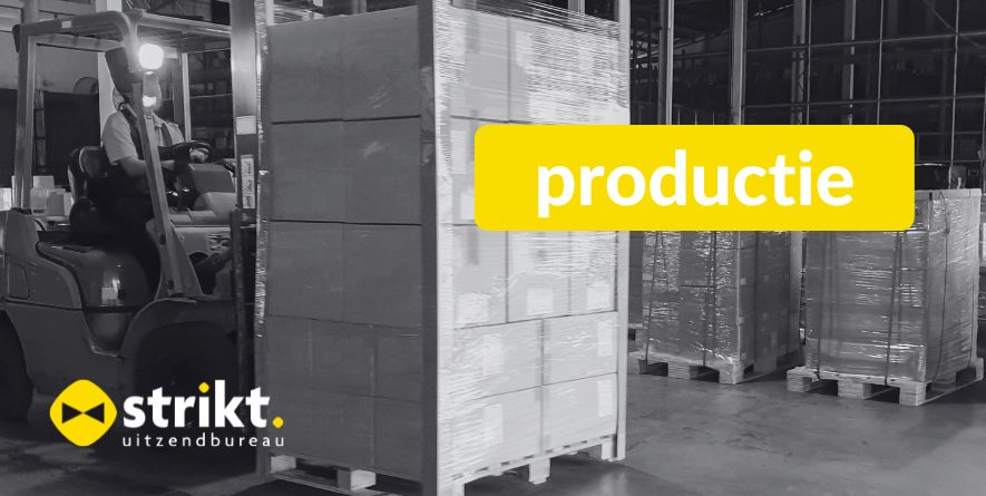 Logistiek medewerker op de heftruck heeft als taak om om orders te verzamelen en klaar te maken, vrachtwagens te laden en te lossen en goederen van A naar B te verplaatsen.